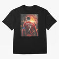 Cristiano Ronaldo Art iPad Case _amp_ Skin Oversized T-Shirt Follow the FIFA World Cup 2026 USA Canada Mexico Journey through Cristiano Ronaldo, Haaland and CR7 Highlights, Spain and Netherlands Pride, Champion Mindset, Group Stage Buzz, Knockout