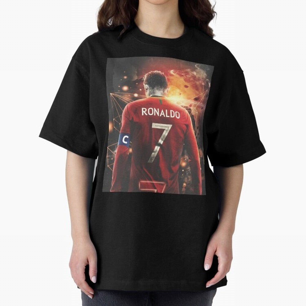 Cristiano Ronaldo Art iPad Case _amp_ Skin Oversized T-Shirt Follow the FIFA World Cup 2026 USA Canada Mexico Journey through Cristiano Ronaldo, Haaland and CR7 Highlights, Spain and Netherlands Pride, Champion Mindset, Group Stage Buzz, Knockout