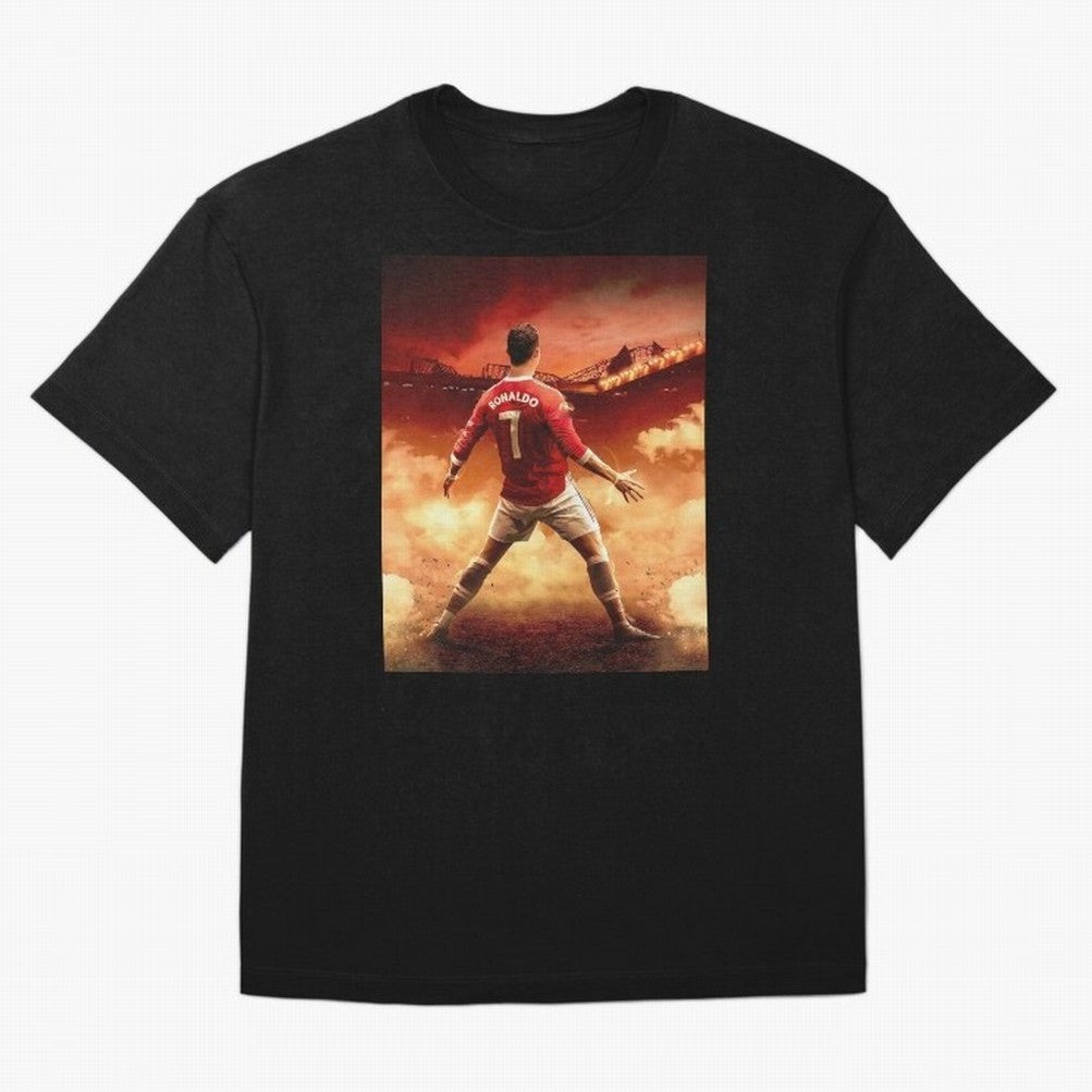 Ronaldo Cr7 Siuuu Manchester,Ronaldo Gifts,Ronaldo Cover,Ronaldo Prints Oversized T-Shirt Join the Countdown to FIFA World Cup 2026 Group Stage Spirit, with Brazil, Messi, Neymar and Mbappe, Retro Football Energy, Iconic Rivalries, Trophy Chase