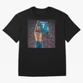 Ronaldo Holding Number Seven Shirt Oversized T-Shirt Embrace Match Day Hype around FIFA World Cup 2026 Group Stage, Messi, Neymar and Mbappe, Portugal, Football History, Final Match Energy, Crowd Noise and Once in a Lifetime Moments; Perfect for