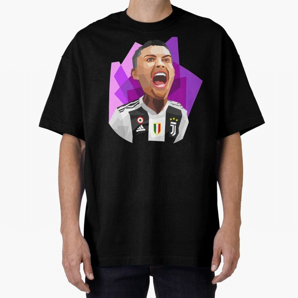 Cristiano Ronaldo Amazing Ronaldo Oversized T-Shirt Celebrate the Next Chapter of Global Football Passion for FIFA World Cup 2026 Group Stage, Highlighting Cristiano Ronaldo, Haaland and CR7, Argentina, Stadium Chants, National Pride, Trophy Dreams