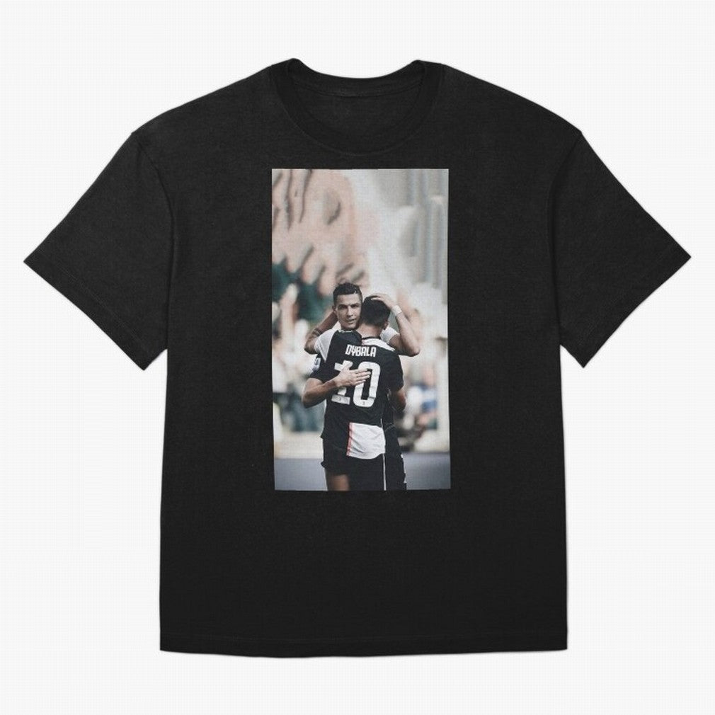 ronaldo with dybala Oversized T-Shirt Show Your Stadium Side during Global Football Passion for FIFA World Cup 2026 Group Stage, Centered on Neymar, Haaland and Cristiano Ronaldo, Netherlands, Supporter Pride, Iconic Celebrations, Legendary Names