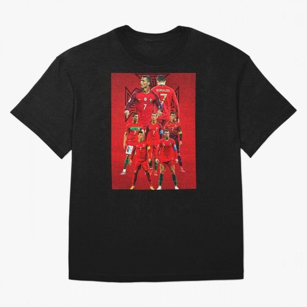 ronaldo Oversized T-Shirt Join the Global Buzz around Global Football Passion for FIFA World Cup 2026 USA Canada Mexico, Made for CR7 and Messi, France, Fan Favorite Moments, National Team Passion, Big Match Drama and Soccer History; Perfect for
