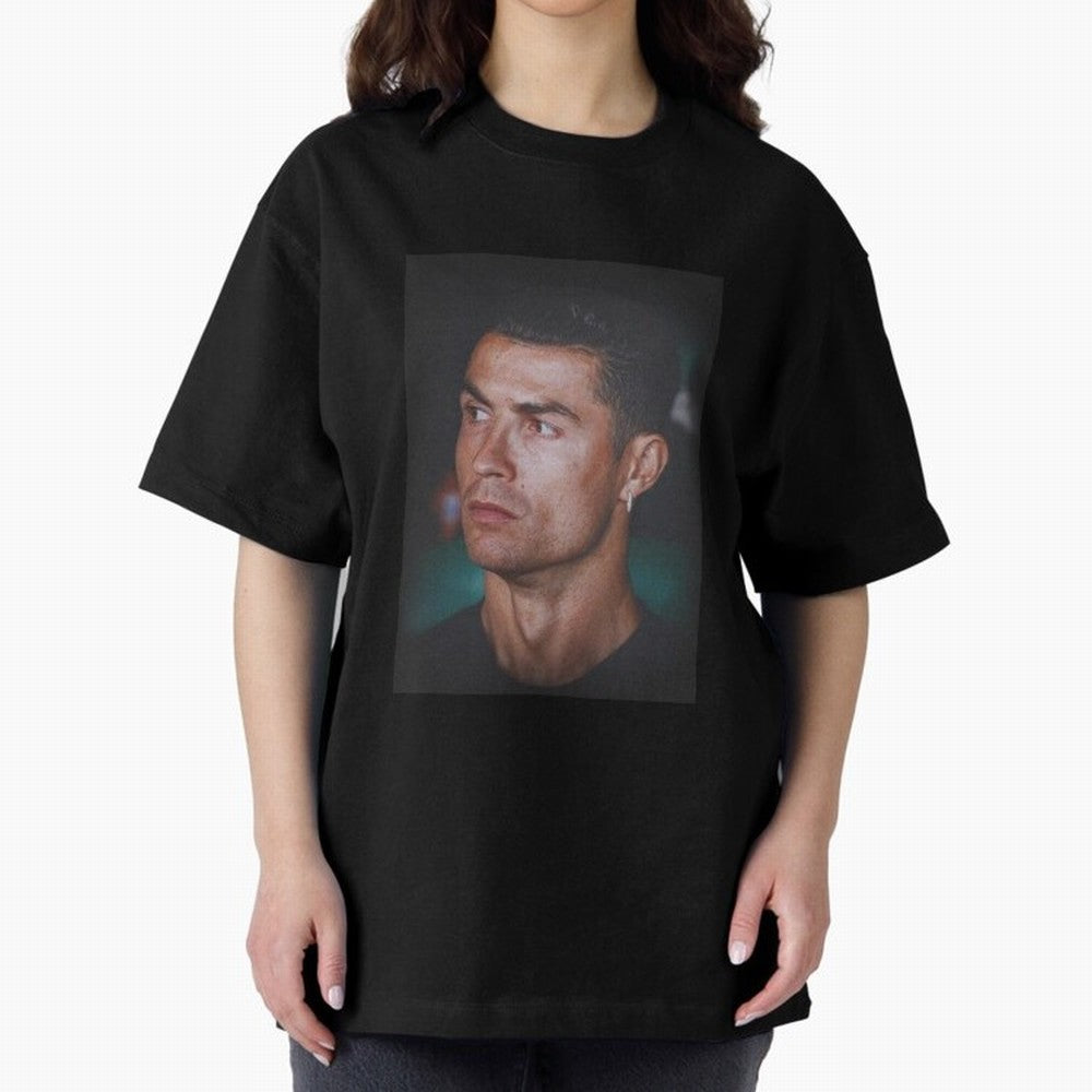 Cristiano Ronaldo Oversized T-Shirt Elevate FIFA World Cup 2026 for Fans of CR7 and Netherlands, Bringing Football Passion, Legendary Performances, Festival Vibes and Supporter Community; Ideal for Passionate Fans Who Love Underdog Stories,