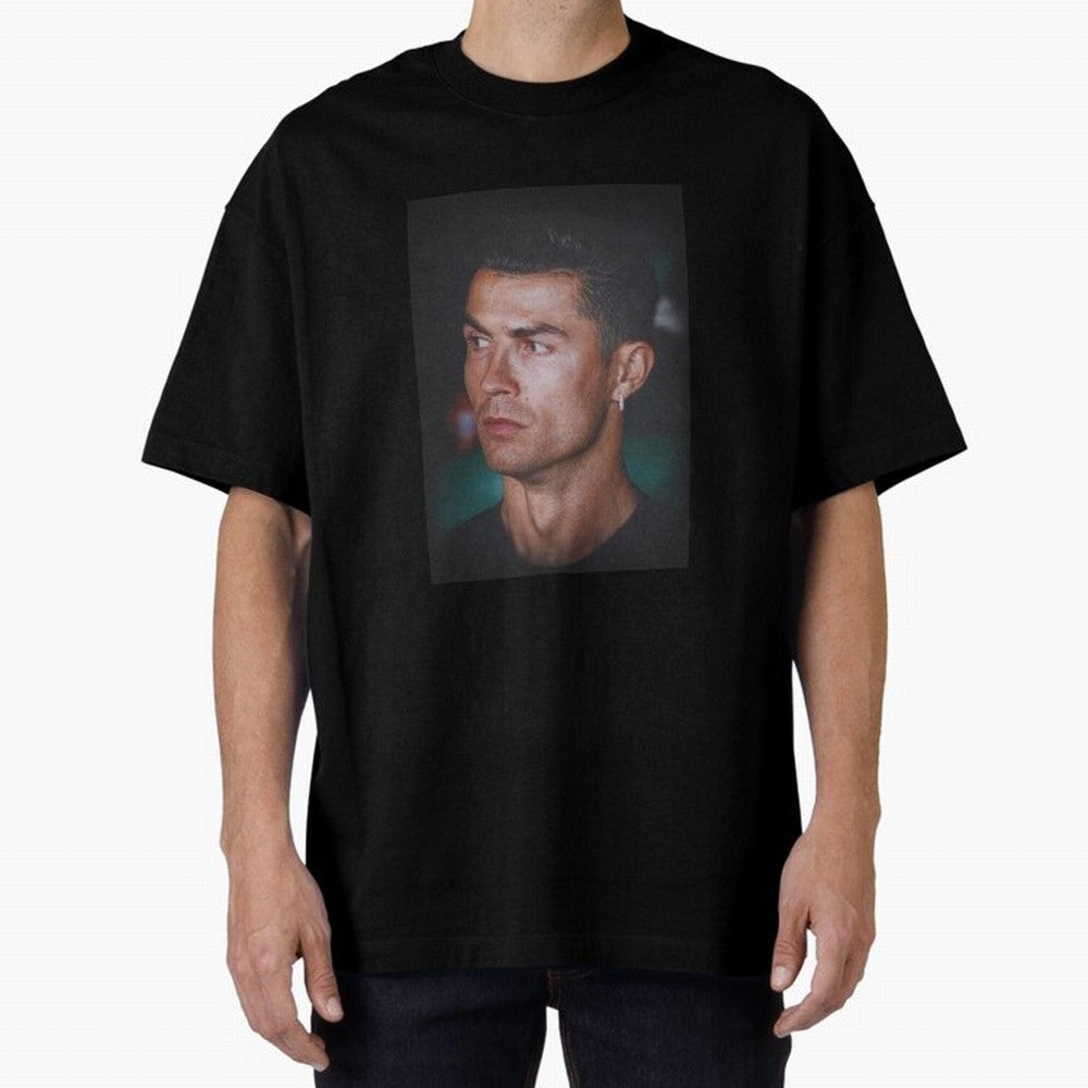 Cristiano Ronaldo Oversized T-Shirt Elevate FIFA World Cup 2026 for Fans of CR7 and Netherlands, Bringing Football Passion, Legendary Performances, Festival Vibes and Supporter Community; Ideal for Passionate Fans Who Love Underdog Stories,