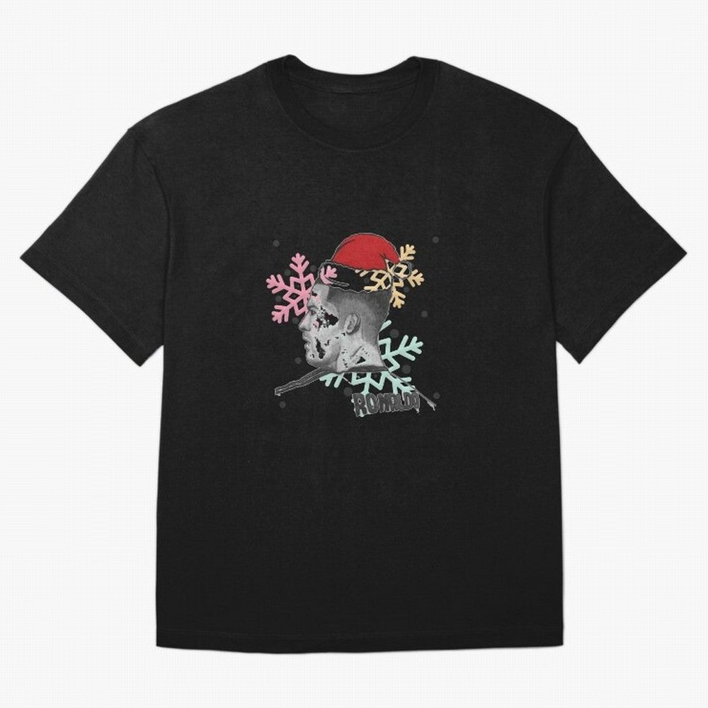 Cristiano Ronaldo and Christmas Oversized T-Shirt Make Game Day About FIFA World Cup 2026 USA Canada Mexico Spirit, Connected to France, Neymar, Championship Spirit, Famous Goals, Roaring Crowds and International Football Unity; Made for Collectors