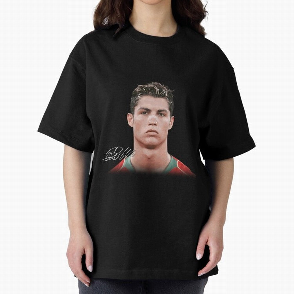 Cristiano Ronaldo Oversized T-Shirt Make Memories around FIFA World Cup 2026 for Fans of Haaland and Argentina, Bringing Football Passion, Legendary Performances, Festival Vibes and Supporter Community; Perfect for People Who Love Argentina,