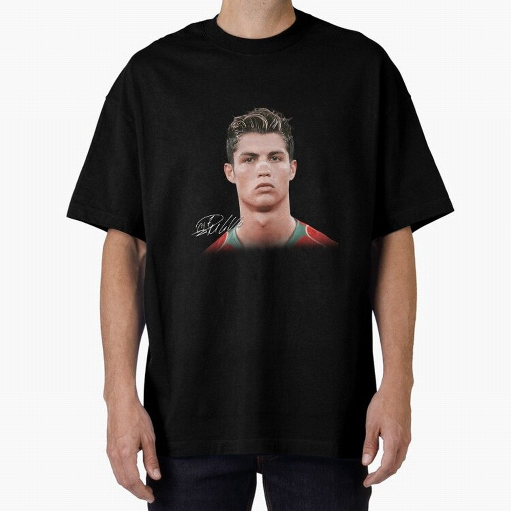 Cristiano Ronaldo Oversized T-Shirt Make Memories around FIFA World Cup 2026 for Fans of Haaland and Argentina, Bringing Football Passion, Legendary Performances, Festival Vibes and Supporter Community; Perfect for People Who Love Argentina,