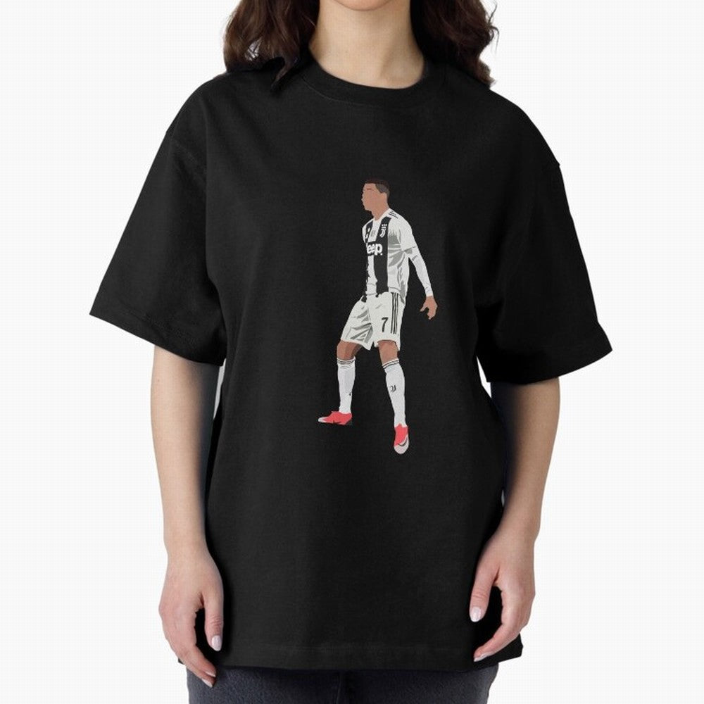 Cristiano Ronaldo Oversized T-Shirt Enjoy Global Football Passion for FIFA World Cup 2026, Built around Neymar, Netherlands, Football Festival Excitement, Trophy Ambitions, Country Rivalries and Star Player Buzz; Perfect for Fans, Collectors,