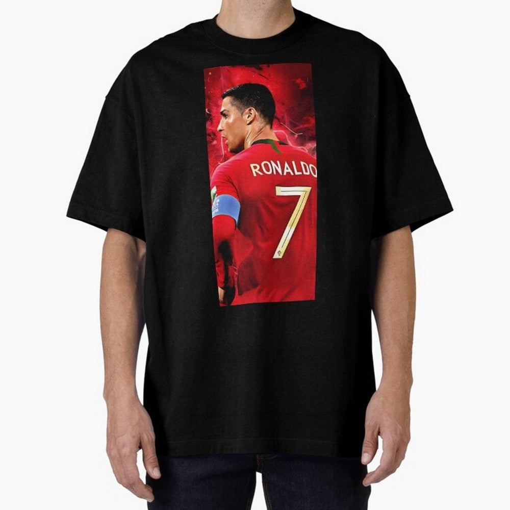 Cristiano Ronaldo Oversized T-Shirt Turn Every Weekend Toward Match Day Hype around FIFA World Cup 2026 Group Stage, Messi, Argentina, France and Brazil, Stadium Memories, Football Loyalty, International Chants and Championship Tradition; Great for