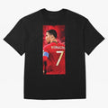 Cristiano Ronaldo Oversized T-Shirt Turn Every Weekend Toward Match Day Hype around FIFA World Cup 2026 Group Stage, Messi, Argentina, France and Brazil, Stadium Memories, Football Loyalty, International Chants and Championship Tradition; Great for