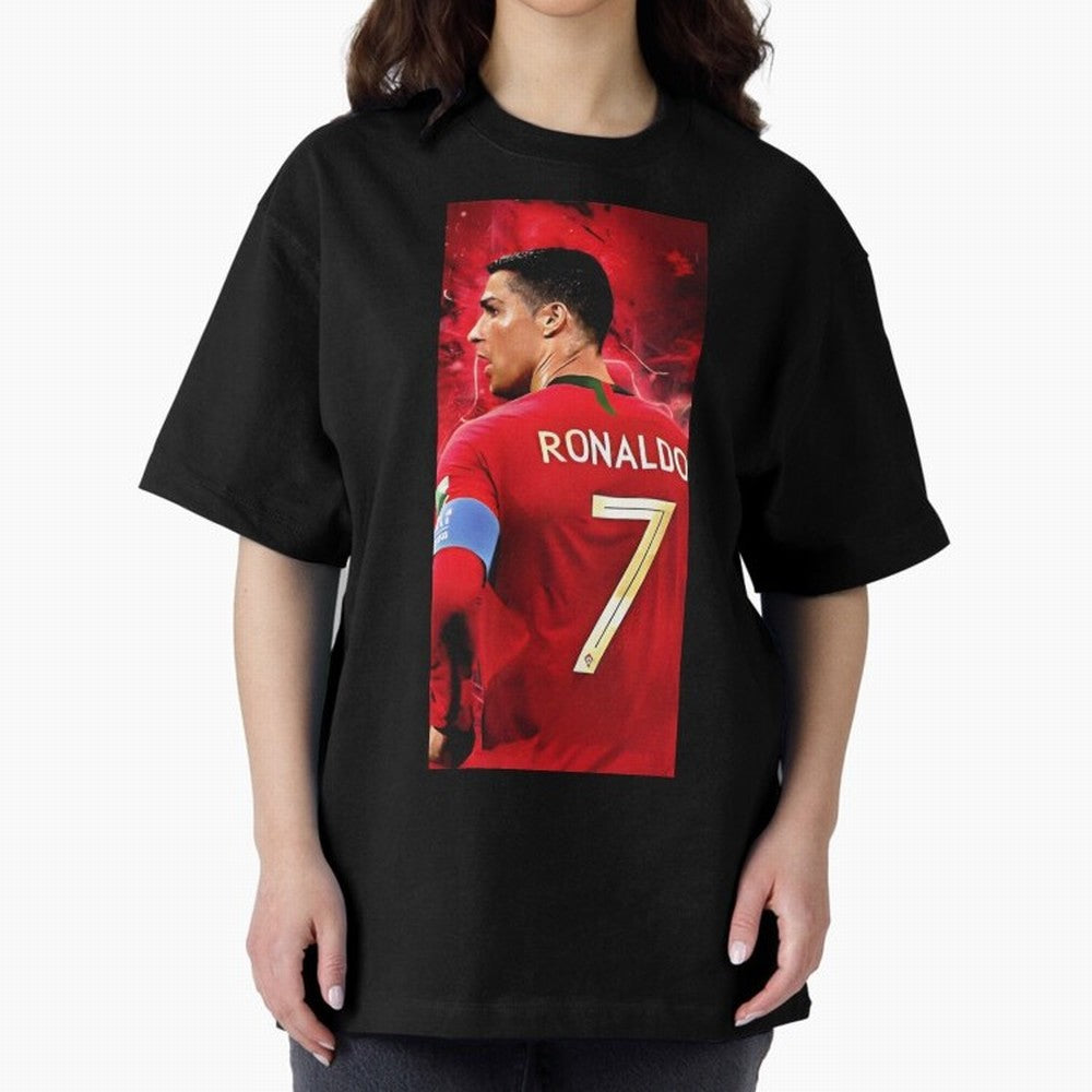 Cristiano Ronaldo Oversized T-Shirt Turn Every Weekend Toward Match Day Hype around FIFA World Cup 2026 Group Stage, Messi, Argentina, France and Brazil, Stadium Memories, Football Loyalty, International Chants and Championship Tradition; Great for