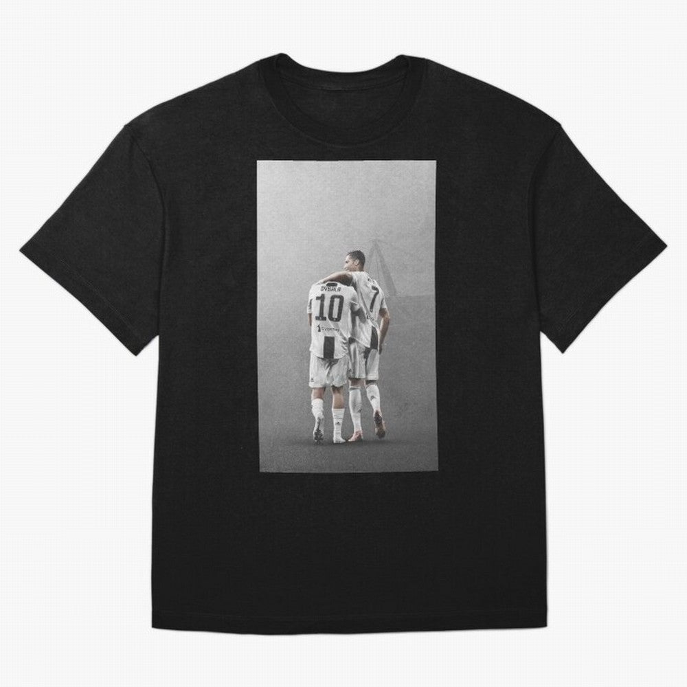 ronaldo with paulo dybala Oversized T-Shirt Bring Trophy Dreams to the FIFA World Cup 2026 USA Canada Mexico Journey through Haaland and Mbappe Highlights, Spain Pride, Football Festival Excitement, Trophy Ambitions, Country Rivalries and Star