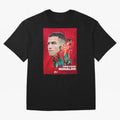 CRISTIANO RONALDO WORLD CUP 2022 Oversized T-Shirt Represent FIFA World Cup 2026 Spirit, Highlighting Portugal, Spain and Germany, Neymar, Haaland and Cristiano Ronaldo, Champion Mindset, Group Stage Buzz, Knockout Tension and Passionate Fan