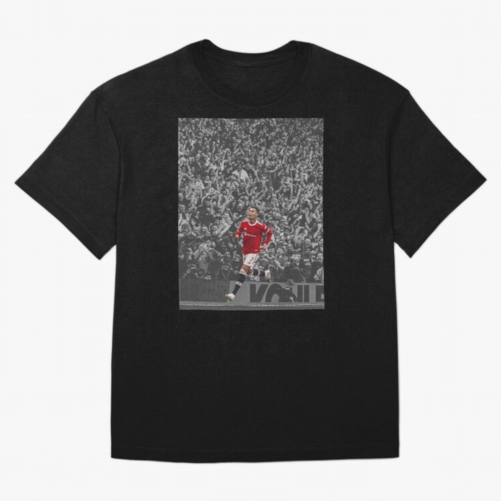 Ronaldo Cr7 Highlights Moment Manchester,Ronaldo Gifts,Ronaldo Cover,Ronaldo Prints Oversized T-Shirt Show Your Stadium Side during the FIFA World Cup 2026 Journey through Haaland and Mbappe Highlights, England and Germany Pride, Tournament Hype,