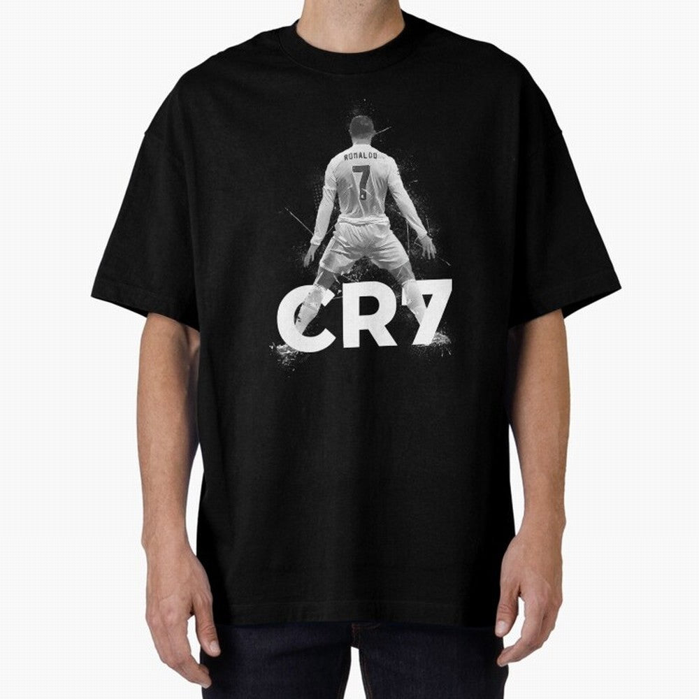 Cristiano Ronaldo CR7 Oversized T-Shirt Share Match Day Hype around FIFA World Cup 2026 Group Stage, Messi and Cristiano Ronaldo, Brazil, Portugal and Argentina, Goal Celebration Energy, Supporter Heritage, Football Icons and Worldwide Tournament