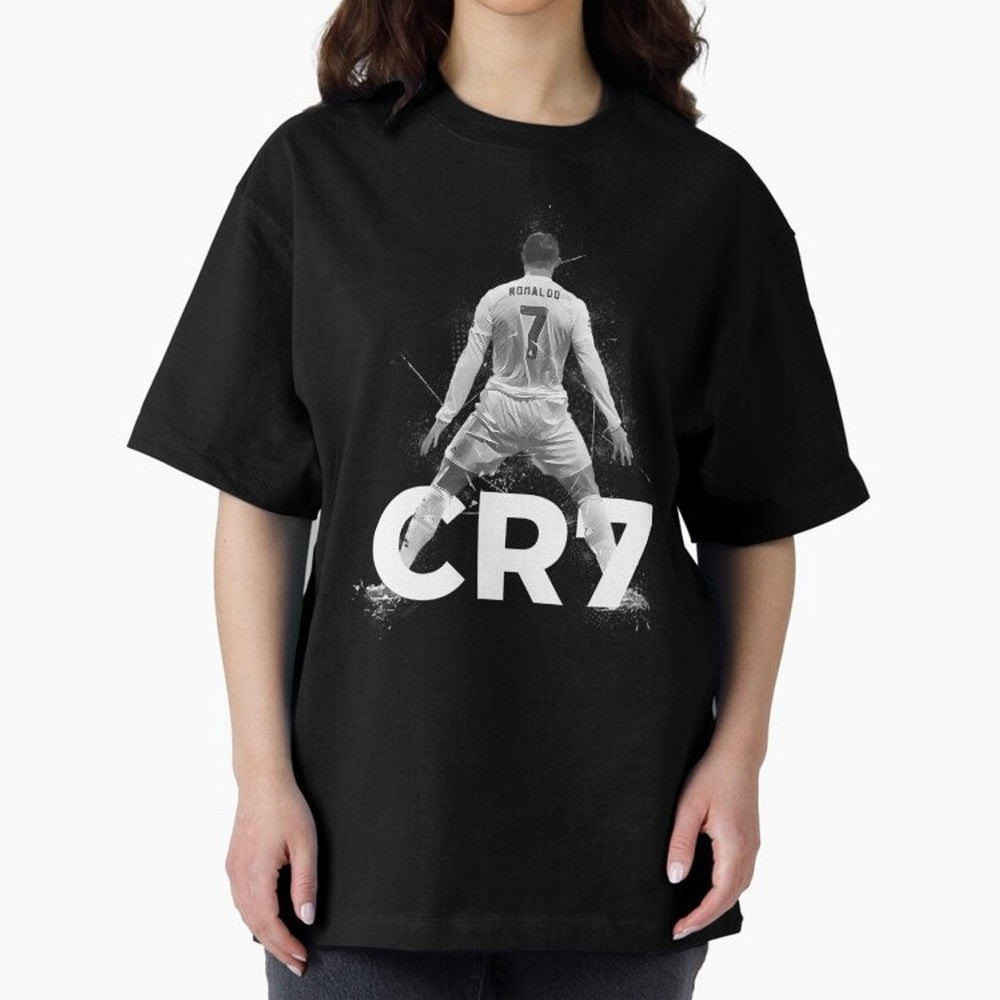 Cristiano Ronaldo CR7 Oversized T-Shirt Share Match Day Hype around FIFA World Cup 2026 Group Stage, Messi and Cristiano Ronaldo, Brazil, Portugal and Argentina, Goal Celebration Energy, Supporter Heritage, Football Icons and Worldwide Tournament