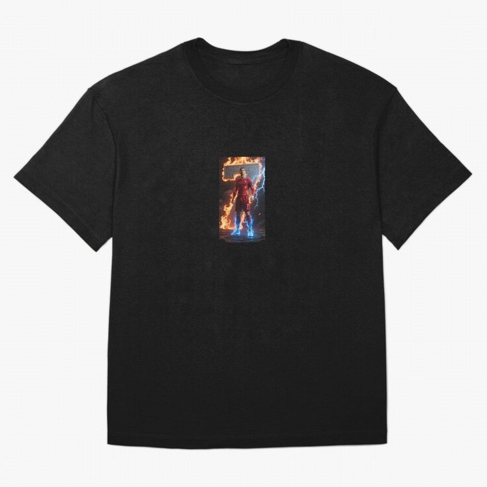 Christiano Ronaldo Cr7 Oversized T-Shirt Stand Out with Spirit from FIFA World Cup 2026 USA Canada Mexico Spirit, Inspired by Argentina, Neymar, Championship Spirit, Famous Goals, Roaring Crowds and International Football Unity; Perfect for People