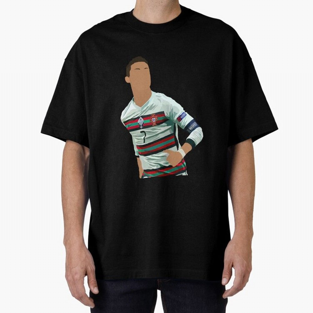 Cristiano Ronaldo Portugal Oversized T-Shirt Bring Match Day Fire to FIFA World Cup 2026 Group Stage Spirit, Highlighting England and Germany, Messi and Cristiano Ronaldo, Retro Football Energy, Iconic Rivalries, Trophy Chase Drama and Stadium