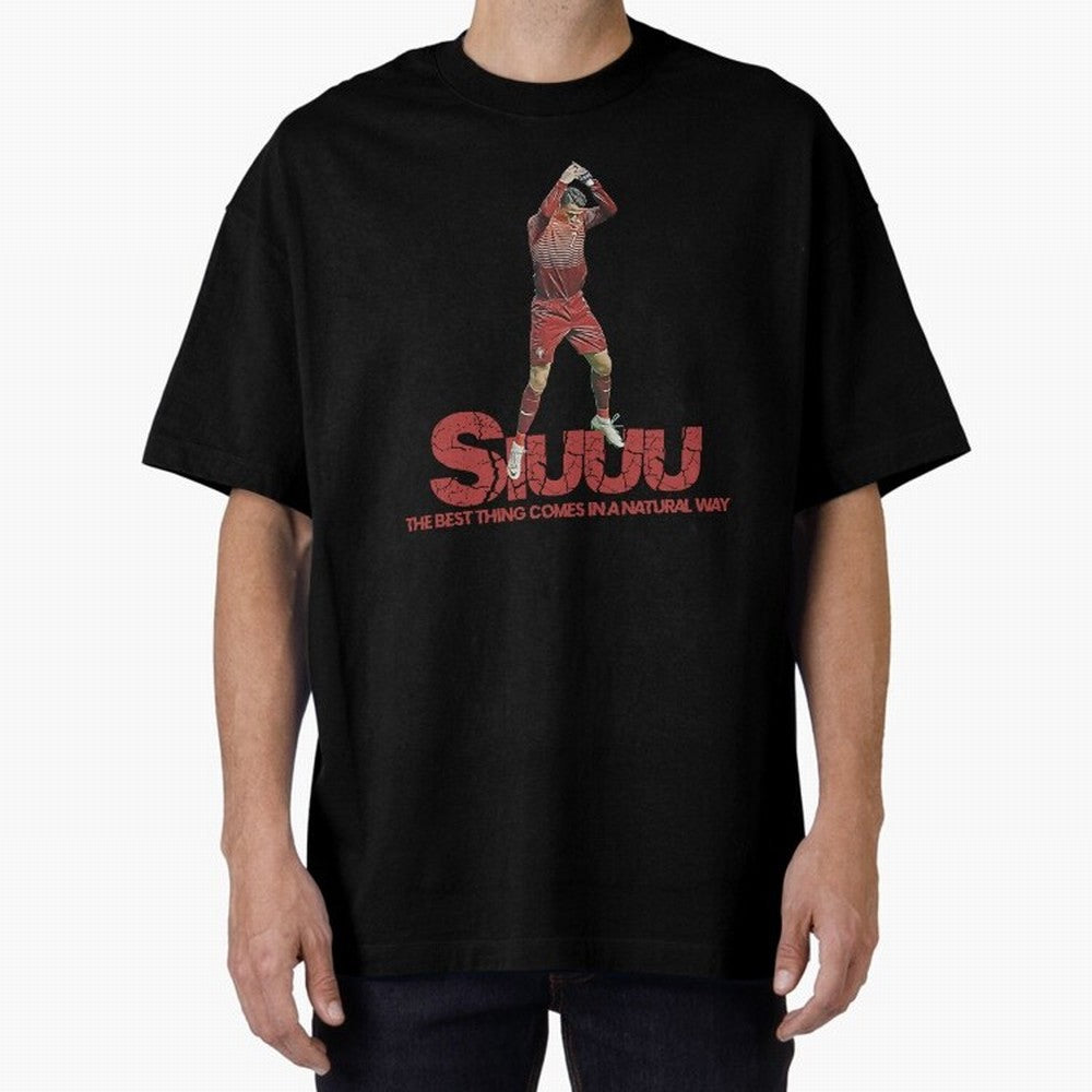 Cr7 Ronaldo Siuuu Oversized T-Shirt Carry National Pride through the FIFA World Cup 2026 Journey through Neymar Highlights, Brazil, Portugal and Argentina Pride, Champion Mindset, Group Stage Buzz, Knockout Tension and Passionate Fan Culture;