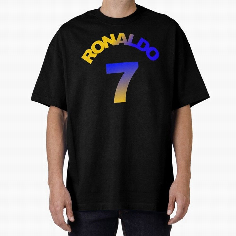 Cristiano Ronaldo Manchester United Oversized T-Shirt Share Match Day Hype around FIFA World Cup 2026 USA Canada Mexico, Mbappe, Argentina and Brazil, Worldwide Fan Energy, Dramatic Goals, Stadium Lights and Championship Celebrations; Great for