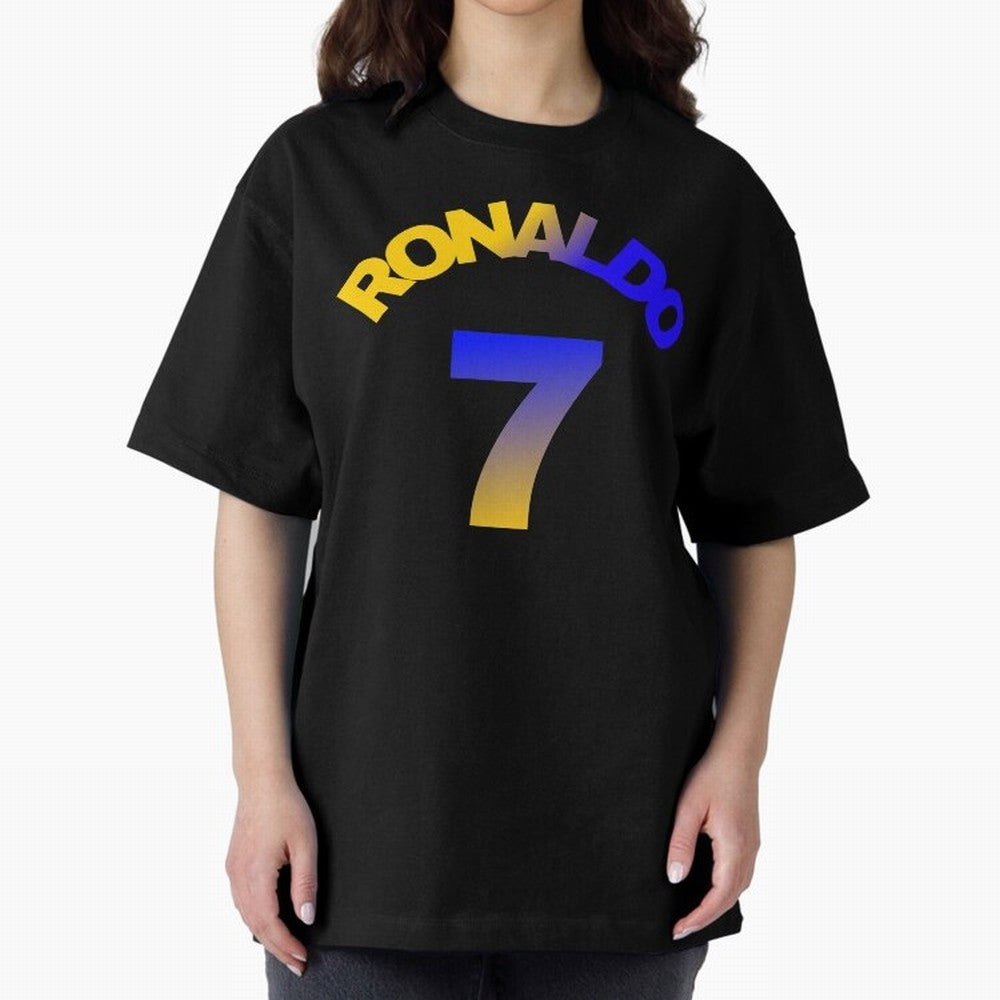 Cristiano Ronaldo Manchester United Oversized T-Shirt Share Match Day Hype around FIFA World Cup 2026 USA Canada Mexico, Mbappe, Argentina and Brazil, Worldwide Fan Energy, Dramatic Goals, Stadium Lights and Championship Celebrations; Great for