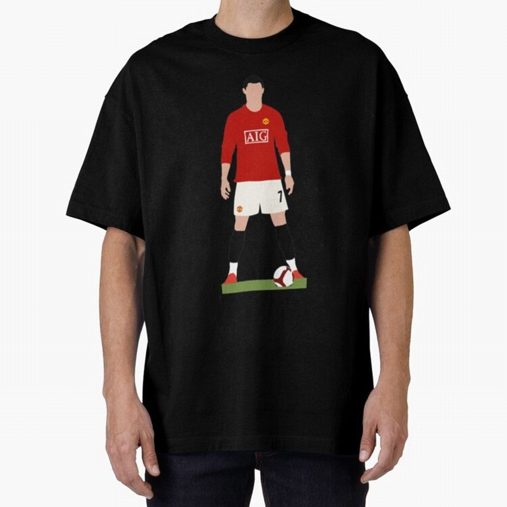 Cristiano Ronaldo Oversized T-Shirt Follow the Final Road of FIFA World Cup 2026 Inspired by Haaland, France Energy, Football History, Final Match Energy, Crowd Noise and Once in a Lifetime Moments; Perfect for Fans, Collectors, Family Gatherings,