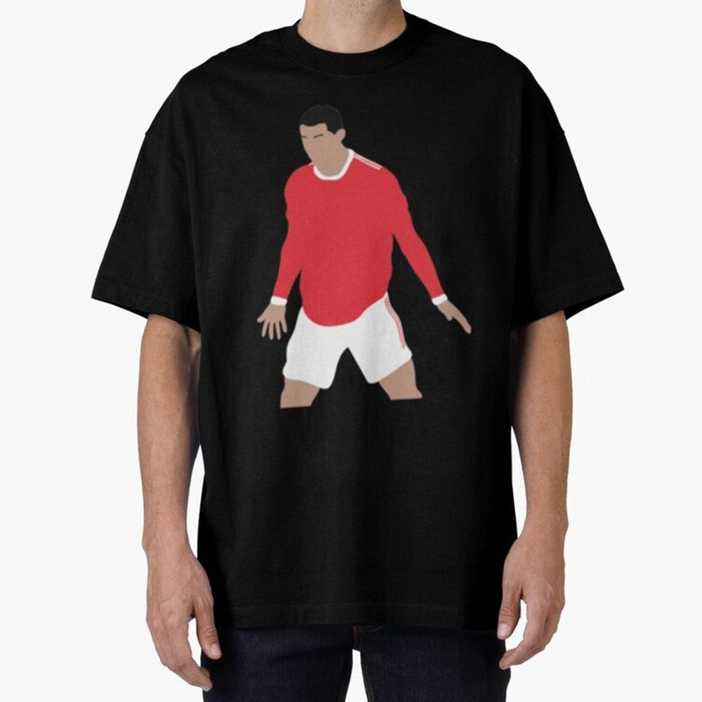 Cristiano Ronaldo Oversized T-Shirt Honor the Football Icons of Global Football Passion for FIFA World Cup 2026, Celebrating Neymar, Haaland and Cristiano Ronaldo, Argentina, Goal Celebration Energy, Supporter Heritage, Football Icons and Worldwide