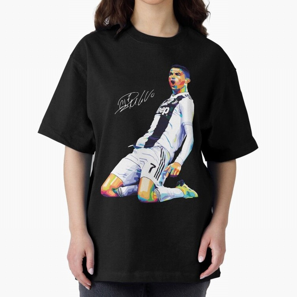 C Ronaldo Wpap Pop Art Oversized T-Shirt Remember the FIFA World Cup 2026 USA Canada Mexico Journey through Cristiano Ronaldo Highlights, Argentina and Brazil Pride, Soccer Culture, Superstar Moments, National Team Dreams and Competitive Fire;