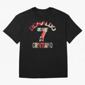 Cristiano Ronaldo Manchester United Oversized T-Shirt Discover Global Football Passion for FIFA World Cup 2026 USA Canada Mexico, Connected to Messi, France, Football History, Final Match Energy, Crowd Noise and Once in a Lifetime Moments; Made for