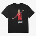 Ronaldo Cristiano Ronaldo Lowpoly Art Oversized T-Shirt Honor Football Greatness during FIFA World Cup 2026 Spirit, Featuring England, Messi and Cristiano Ronaldo, Game Day Rituals, Football Legends, Country Pride and the Road to the Final; Made