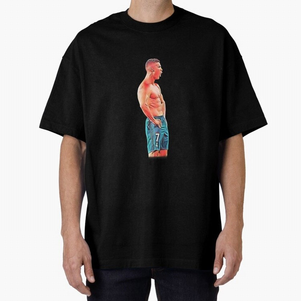 what a celebration by cristiano ronaldo Oversized T-Shirt Bring Champion Energy into Global Football Passion for FIFA World Cup 2026 Group Stage, Made for CR7 and Messi, France, Global Supporter Spirit, Legendary Goals, National Colors and
