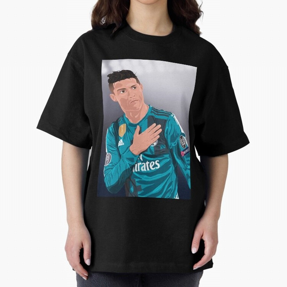 Cristiano Ronaldo Oversized T-Shirt Bring Stadium Energy to FIFA World Cup 2026 Made for Neymar, Haaland and Cristiano Ronaldo, Germany Energy, Football Festival Excitement, Trophy Ambitions, Country Rivalries and Star Player Buzz; Made for