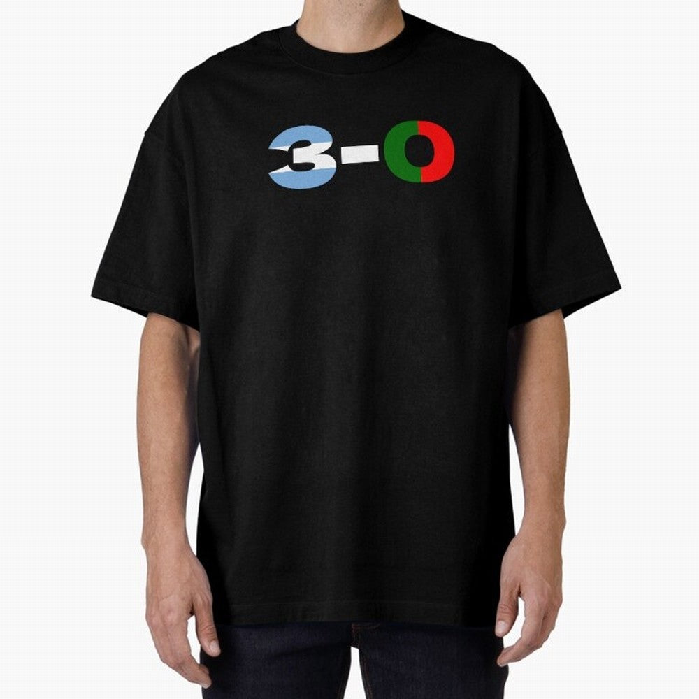 Argentina vs Portugal Oversized T-Shirt Experience the Global Stage of FIFA World Cup 2026 USA Canada Mexico Featuring Haaland and Mbappe, Argentina and Brazil Energy, Championship Spirit, Famous Goals, Roaring Crowds and International Football