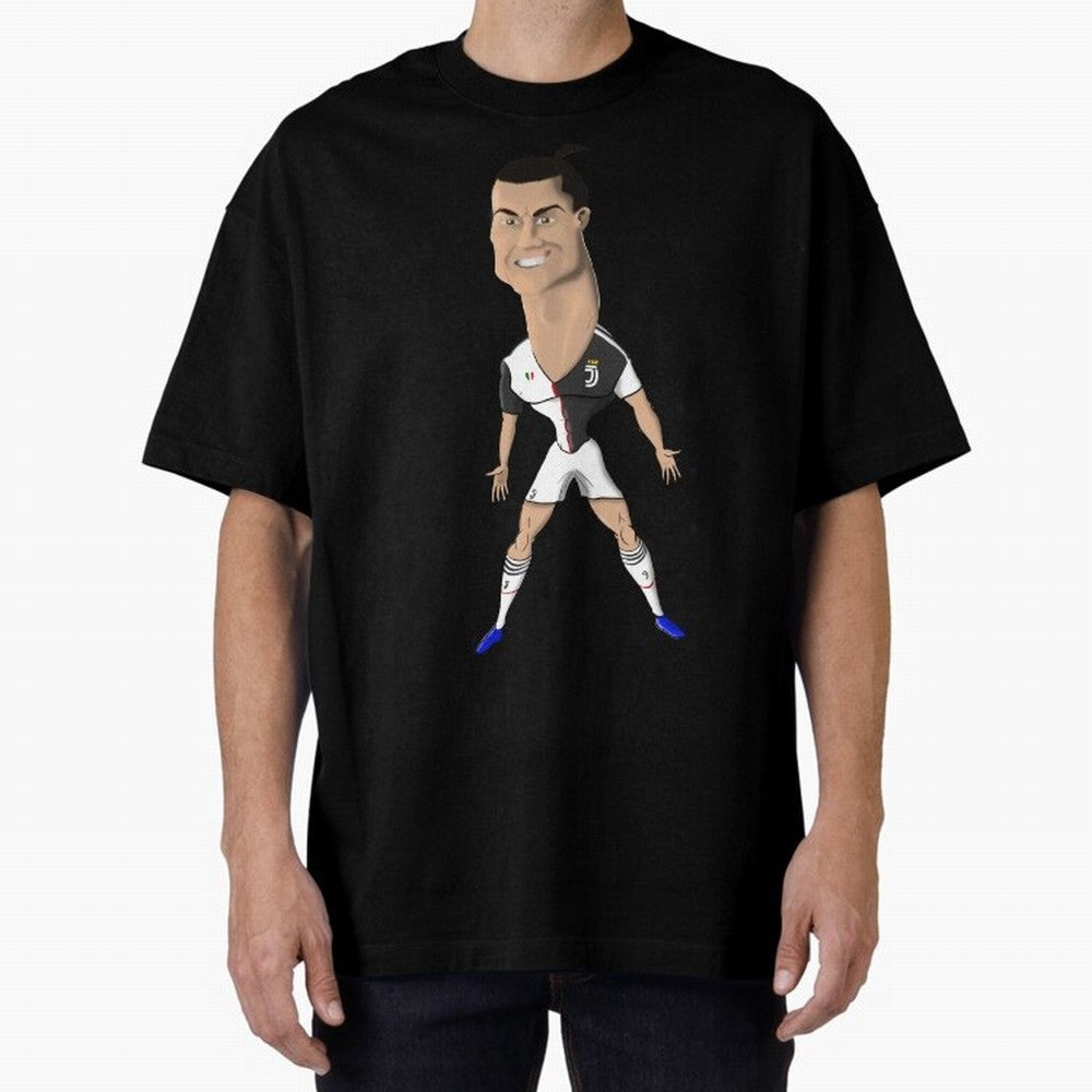 CR7 Oversized T-Shirt Show Match Day Excitement for FIFA World Cup 2026 Group Stage Built around Messi, CR7 and Mbappe, Argentina Energy, Soccer Culture, Superstar Moments, National Team Dreams and Competitive Fire; Perfect for Supporters Who Want