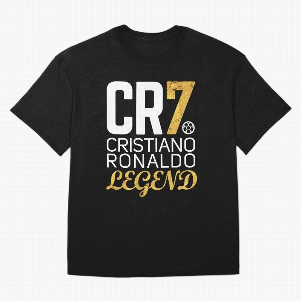 CR7 legend gold Oversized T-Shirt Live for the Drama of Match Day Hype around FIFA World Cup 2026 Group Stage, Mbappe, Brazil, Champion Mindset, Group Stage Buzz, Knockout Tension and Passionate Fan Culture; Ideal for Fans Who Follow Messi,