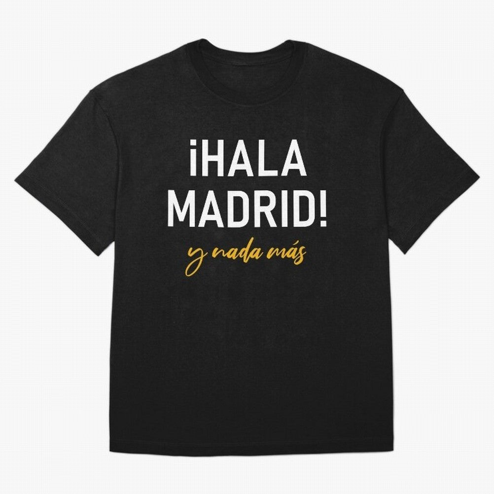 Hala Madrid Oversized T-Shirt Bring Trophy Dreams to Match Day Hype around FIFA World Cup 2026 USA Canada Mexico, Mbappe, Germany, Goal Celebration Energy, Supporter Heritage, Football Icons and Worldwide Tournament Joy; Built for Supporters