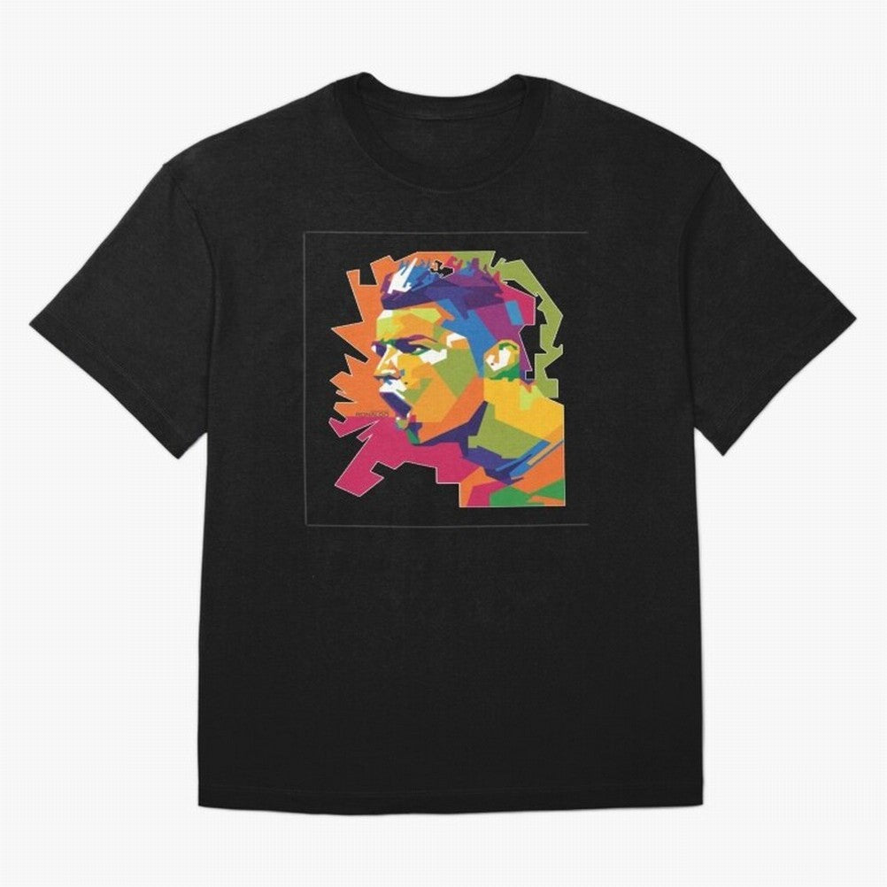 Ronaldo Cristiano Ronaldo pop potrait Oversized T-Shirt Experience the Global Stage of Global Football Passion for FIFA World Cup 2026, Made for Mbappe and Neymar, Netherlands, Global Supporter Spirit, Legendary Goals, National Colors and