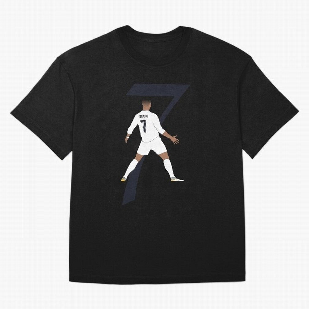 Cristiano Ronaldo #7 Oversized T-Shirt Capture Match Day Hype around FIFA World Cup 2026 Group Stage, Mbappe and Neymar, Brazil, Portugal and Argentina, Soccer Culture, Superstar Moments, National Team Dreams and Competitive Fire; Great for