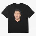 Cristiano Ronaldo Oversized T-Shirt Stand Out with Spirit from FIFA World Cup 2026 with Cristiano Ronaldo, Haaland and CR7, France Energy, Retro Football Energy, Iconic Rivalries, Trophy Chase Drama and Stadium Atmosphere; Perfect for Fans,