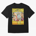 Cristiano Ronaldo CR7 SIUUU El Bicho Vintage Retro Design Oversized T-Shirt Build Match Day Hype around FIFA World Cup 2026 USA Canada Mexico, Mbappe and Neymar, Brazil, Global Supporter Spirit, Legendary Goals, National Colors and Tournament