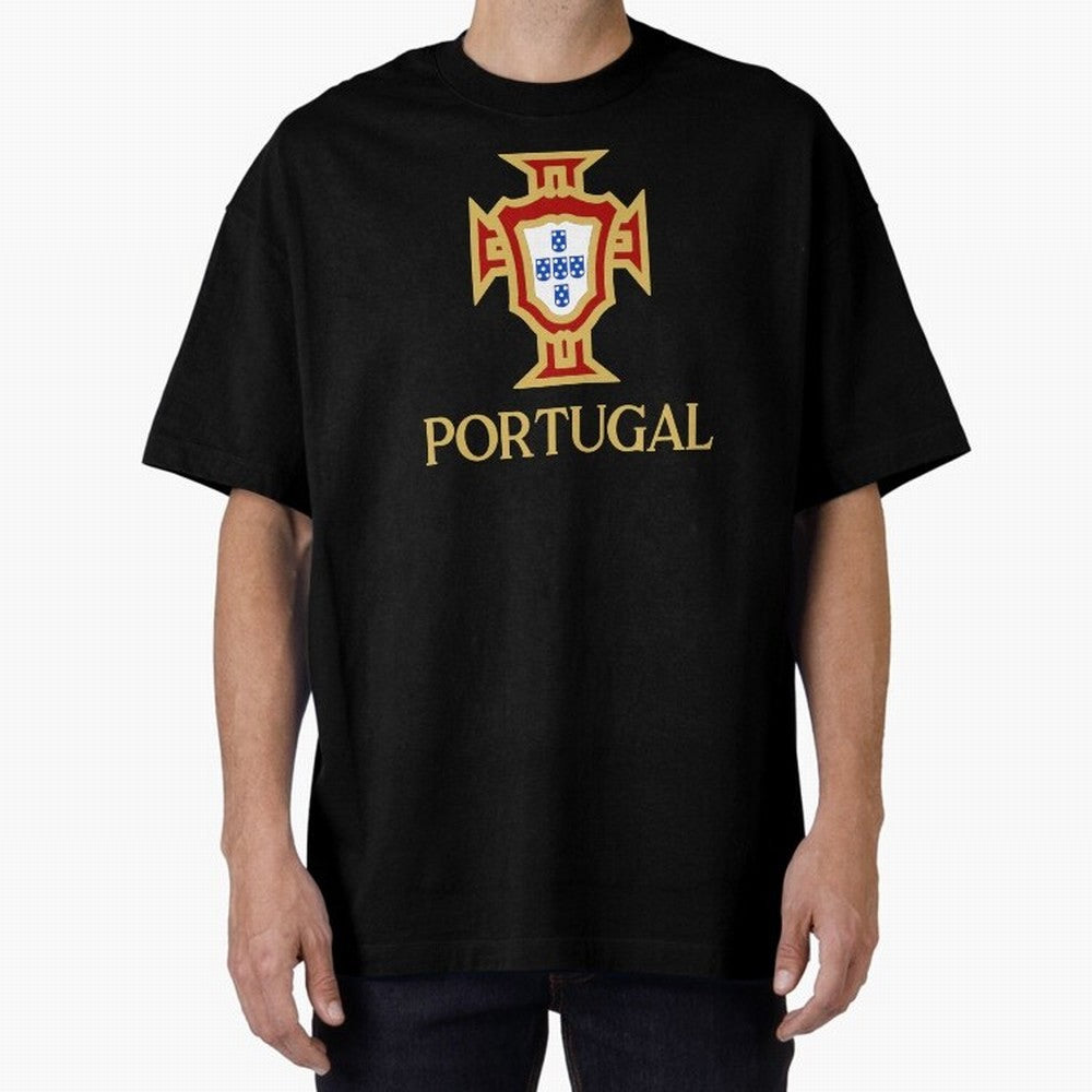 Portugal Gold Alt 3 Oversized T-Shirt Make Every Kick Count in the FIFA World Cup 2026 Journey through Cristiano Ronaldo Highlights, England and Germany Pride, Worldwide Fan Energy, Dramatic Goals, Stadium Lights and Championship Celebrations;