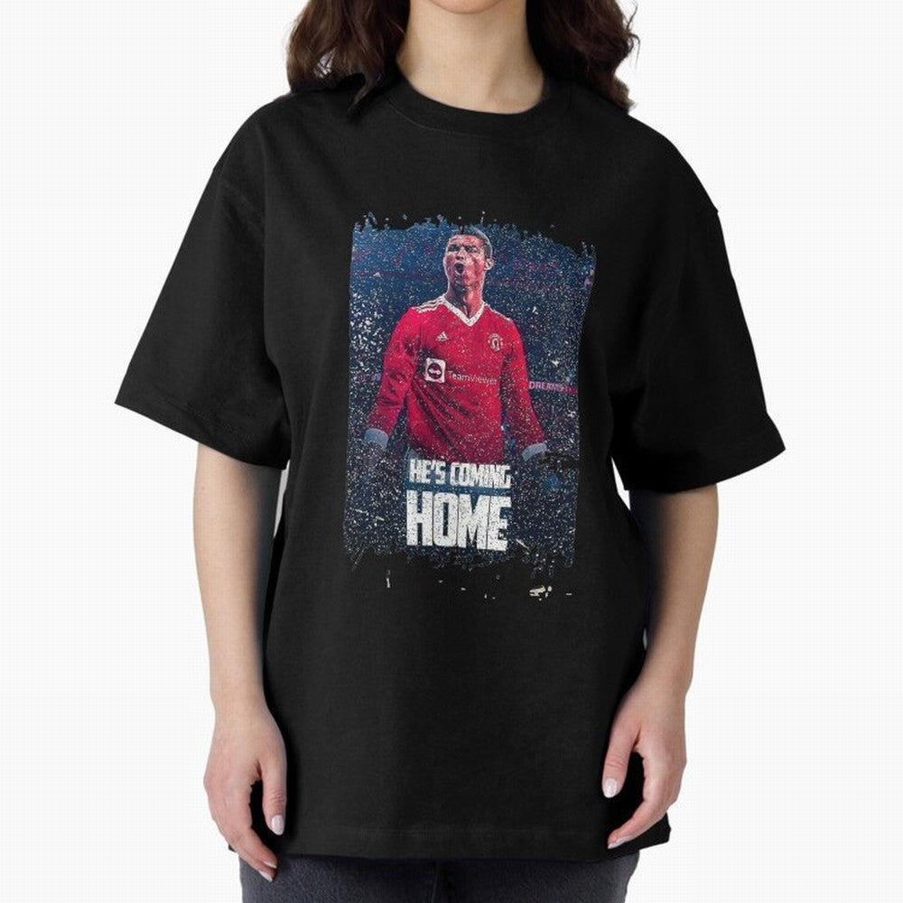 Cristiano Ronaldo Cristiano Ronaldoo Oversized T-Shirt Make Every Kick Count in FIFA World Cup 2026 Made for Cristiano Ronaldo, Haaland and CR7, Spain Energy, Game Day Rituals, Football Legends, Country Pride and the Road to the Final; Made for