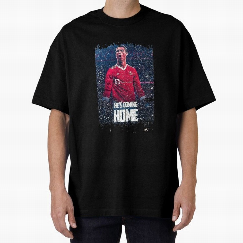 Cristiano Ronaldo Cristiano Ronaldoo Oversized T-Shirt Make Every Kick Count in FIFA World Cup 2026 Made for Cristiano Ronaldo, Haaland and CR7, Spain Energy, Game Day Rituals, Football Legends, Country Pride and the Road to the Final; Made for