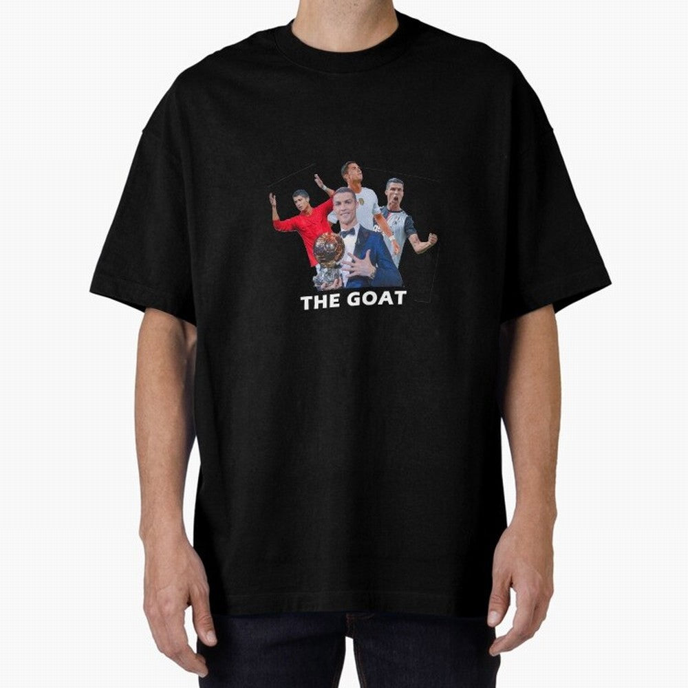 Cristiano Ronaldo Oversized T-Shirt Show Match Day Excitement for FIFA World Cup 2026 Featuring Messi, CR7 and Mbappe, Netherlands Energy, Tournament Hype, Historic Matchups, Family Viewing Parties and Global Sports Pride; Ideal for Fans Who Follow