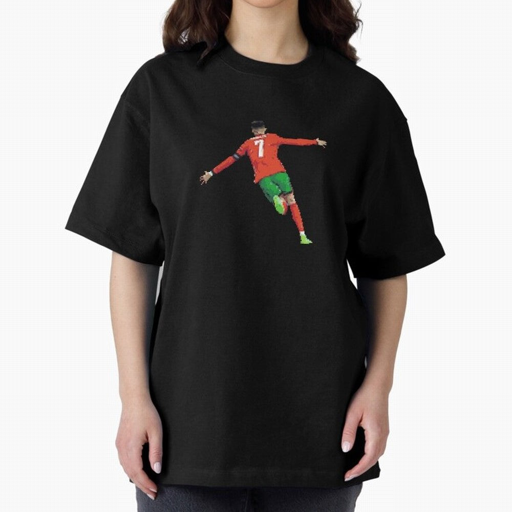 Cristiano Ronaldo Oversized T-Shirt Follow the Road to FIFA World Cup 2026 Group Stage Spirit, Driven by Brazil, Portugal and Argentina, Neymar, Stadium Memories, Football Loyalty, International Chants and Championship Tradition; Made for