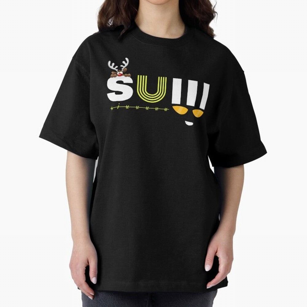 Siuuu Cristiano ronaldo suiii goal Oversized T-Shirt Celebrate Fan Culture around Match Day Hype around FIFA World Cup 2026 Group Stage, Cristiano Ronaldo, France, Stadium Memories, Football Loyalty, International Chants and Championship Tradition;