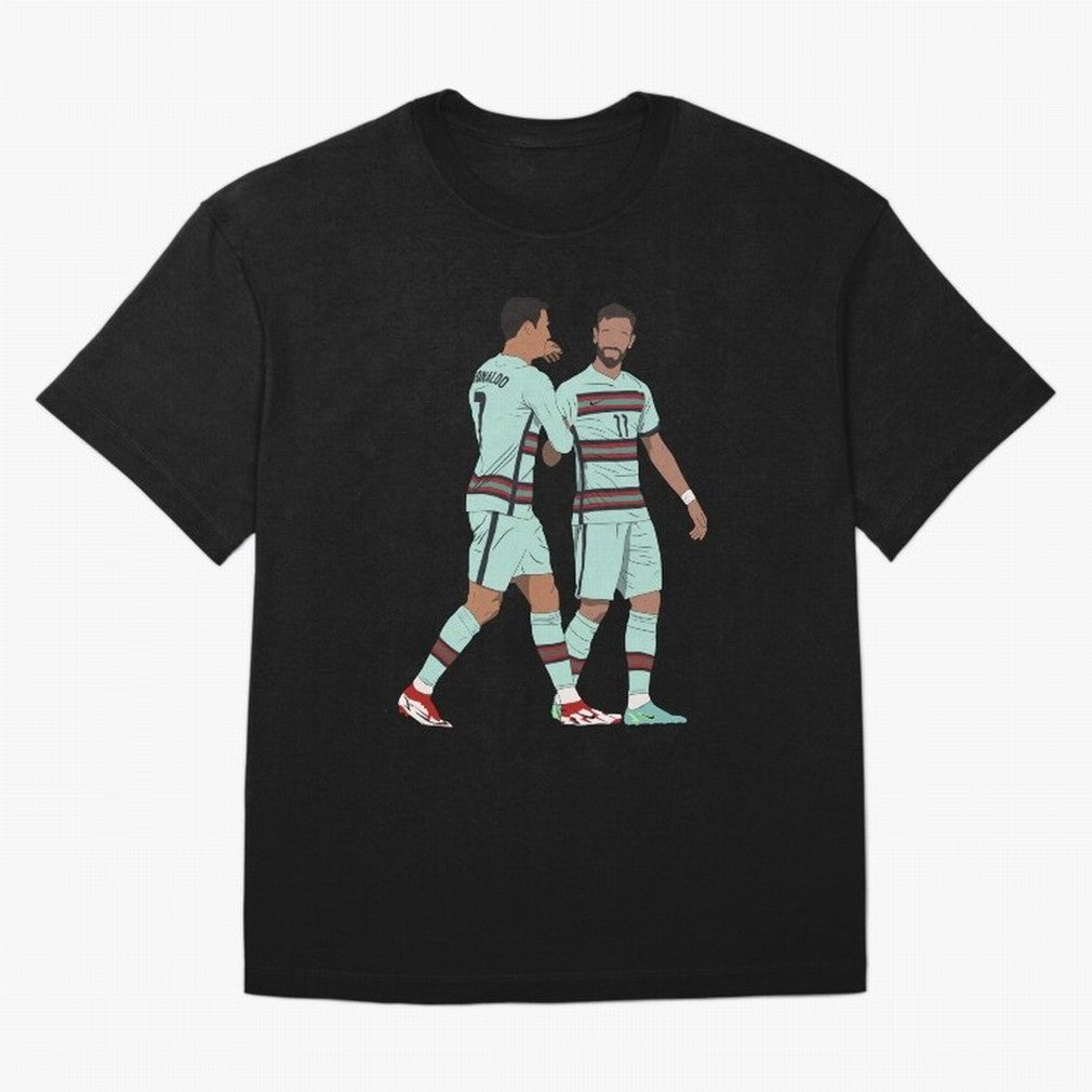 Cristiano Ronaldo & Bruno Fernandes Portugal Oversized T-Shirt Celebrate Global Passion for FIFA World Cup 2026 Spirit, Centered on England and Germany, Cristiano Ronaldo, Haaland and CR7, Game Day Rituals, Football Legends, Country Pride and the