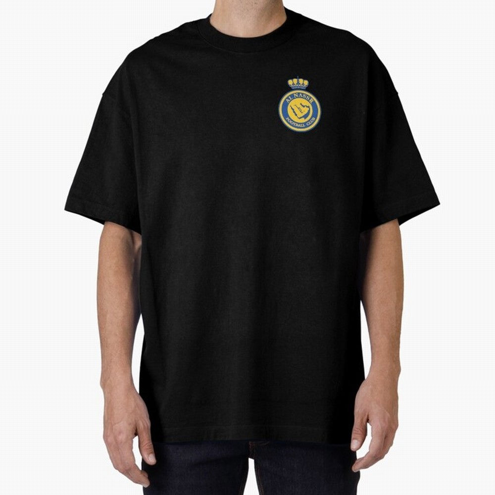 Al-Nassr Football Club Oversized T-Shirt Celebrate Football Heritage in FIFA World Cup 2026 Group Stage for Fans of Messi and Cristiano Ronaldo and Spain, Bringing Football Festival Excitement, Trophy Ambitions, Country Rivalries and Star Player