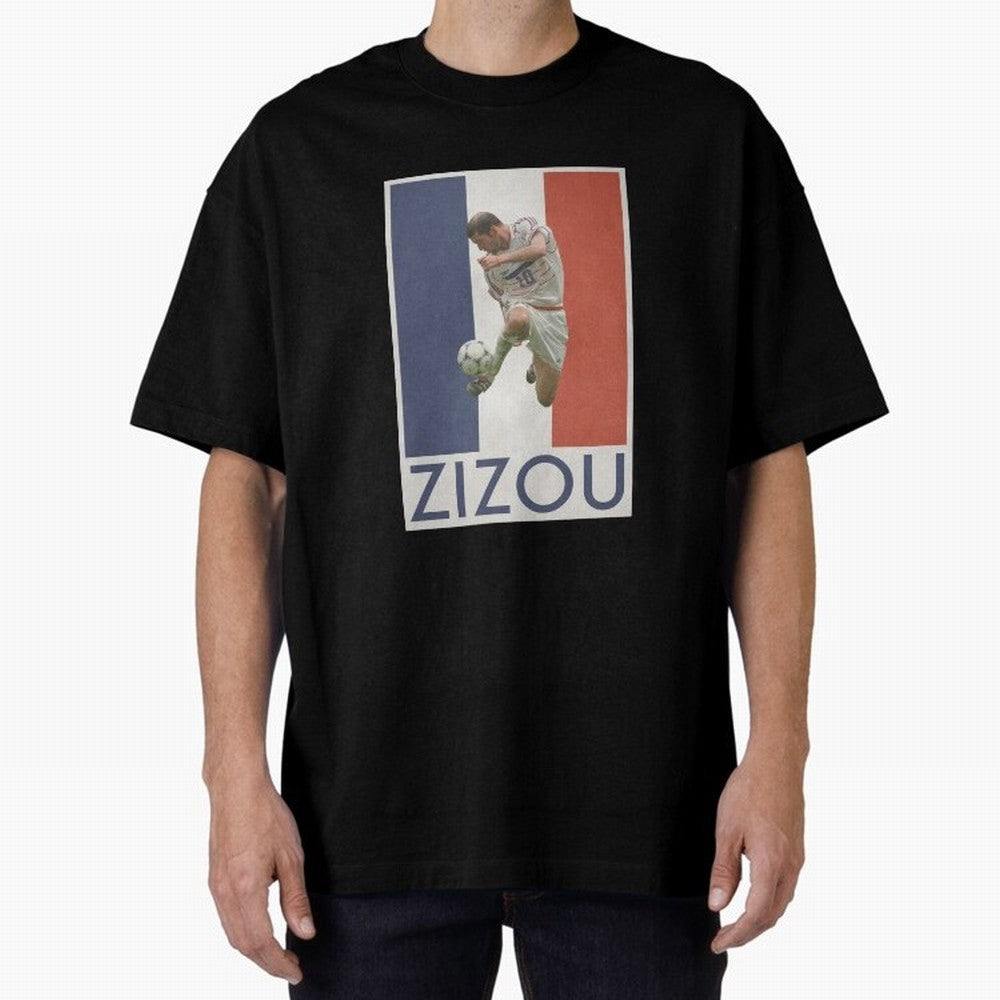 Football - Zidane Oversized T-Shirt Live for the Drama of Match Day Hype around FIFA World Cup 2026 Group Stage, Messi, Spain and Netherlands, Worldwide Fan Energy, Dramatic Goals, Stadium Lights and Championship Celebrations; Made for Collectors